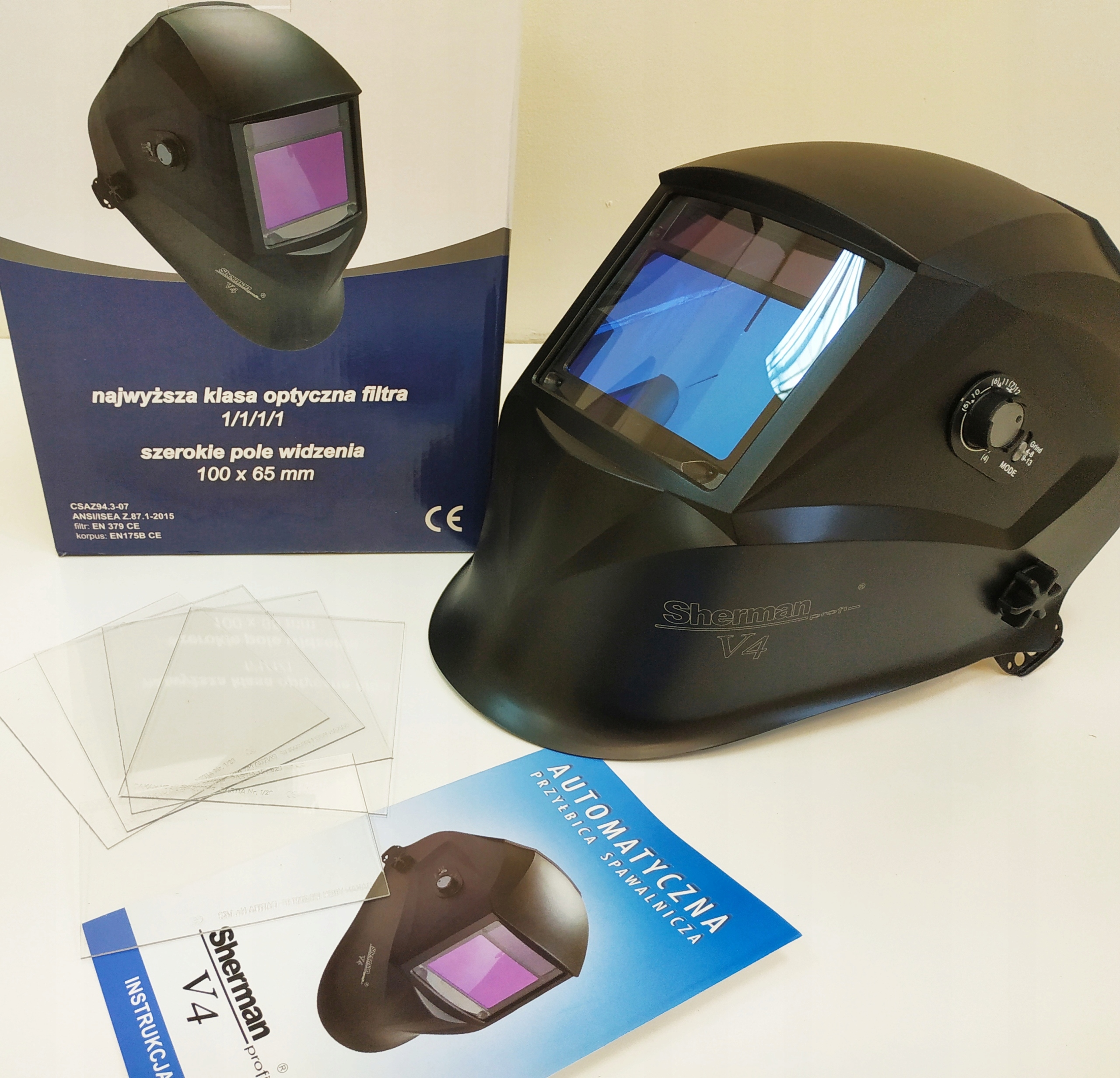 Szybki do przyłbicy SPARTUS PRO 301X ZESTAW Marka inna