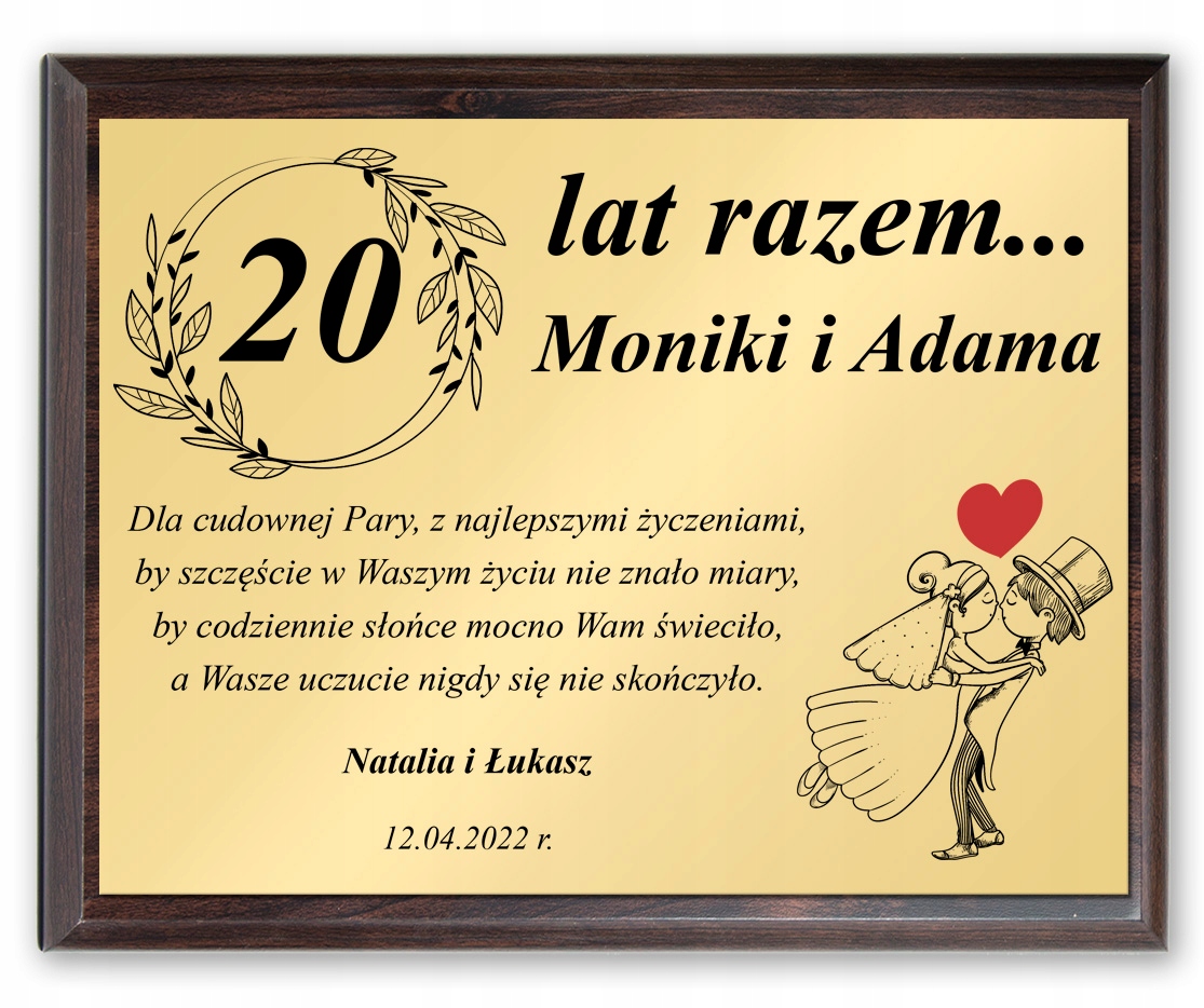 

Rocznica Ślubu Jubileusz 10 25 40 45 50