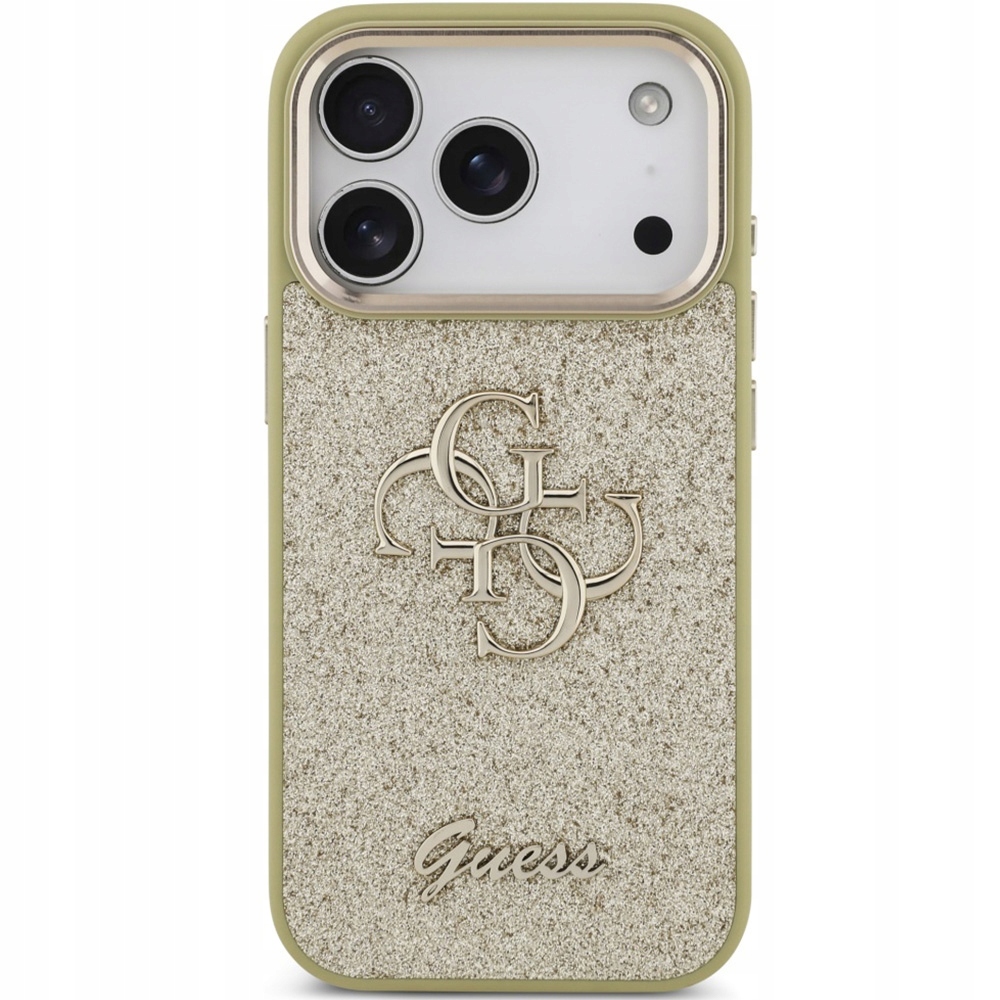 Pouzdro Guess pro iPhone 17 Pro, pevné obal se třpytkami , zadní kryt kryt