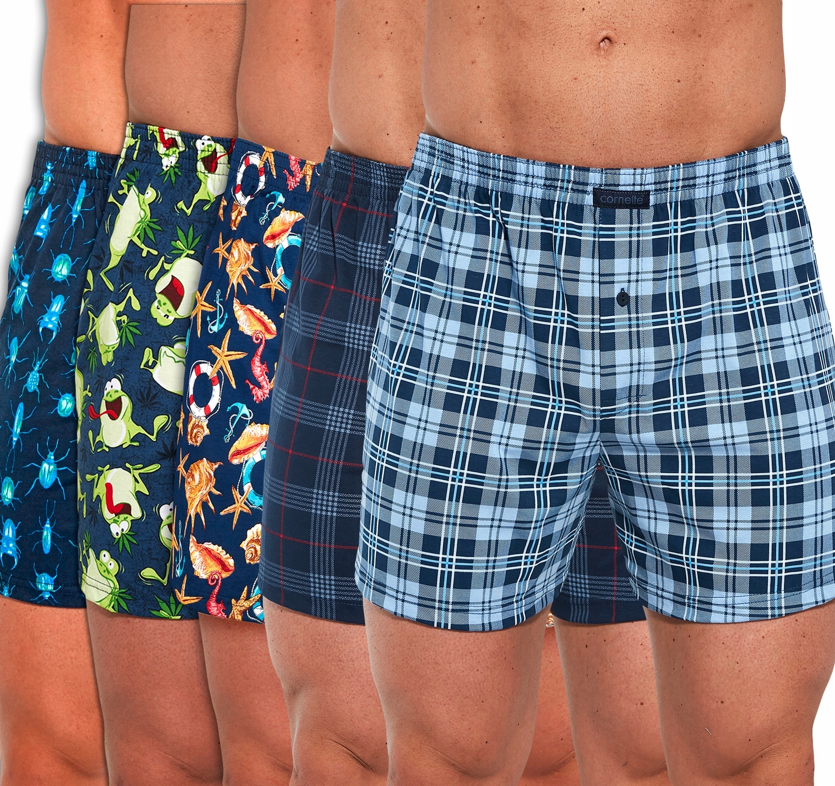 Cornette Boxerky Classic Comfort nové vz. 5 ks L