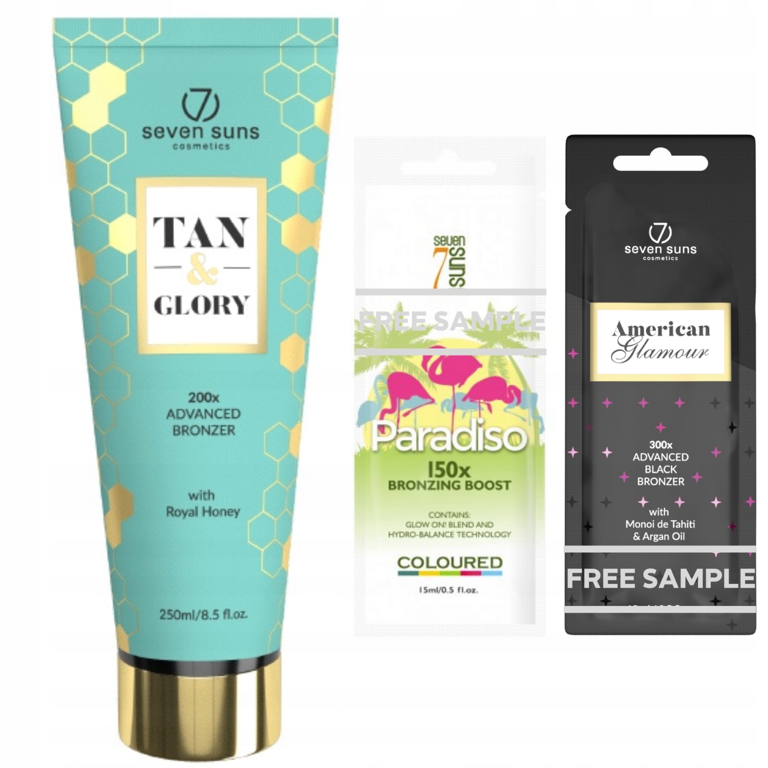 7suns Tan&Glory 200x Mega Bronzer Edition