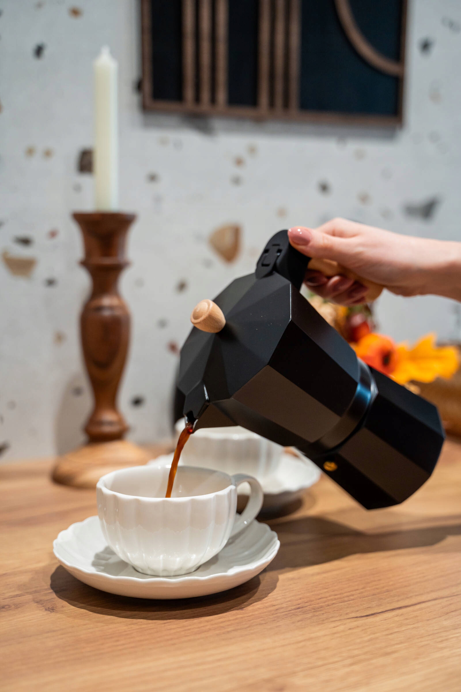 KAWIARKA do parzenia kawy ALUMINIOWA 450 ml CZARNA Przeznaczenie Do kawy