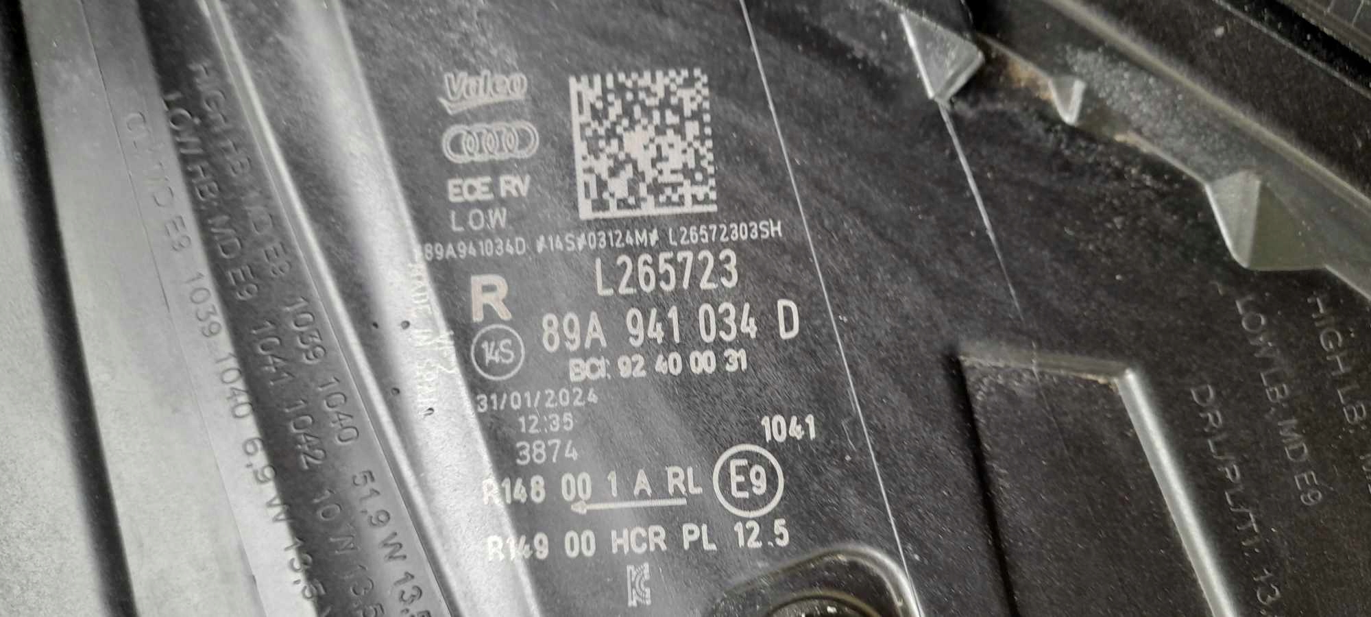 light right LED MATRIX AUDI Q4 E-TRON 89A941034D
