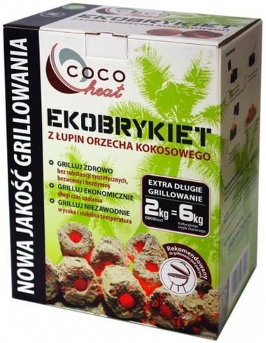 

Kokosowy Ekobrykiet do grilowania COCOheat 2 kg