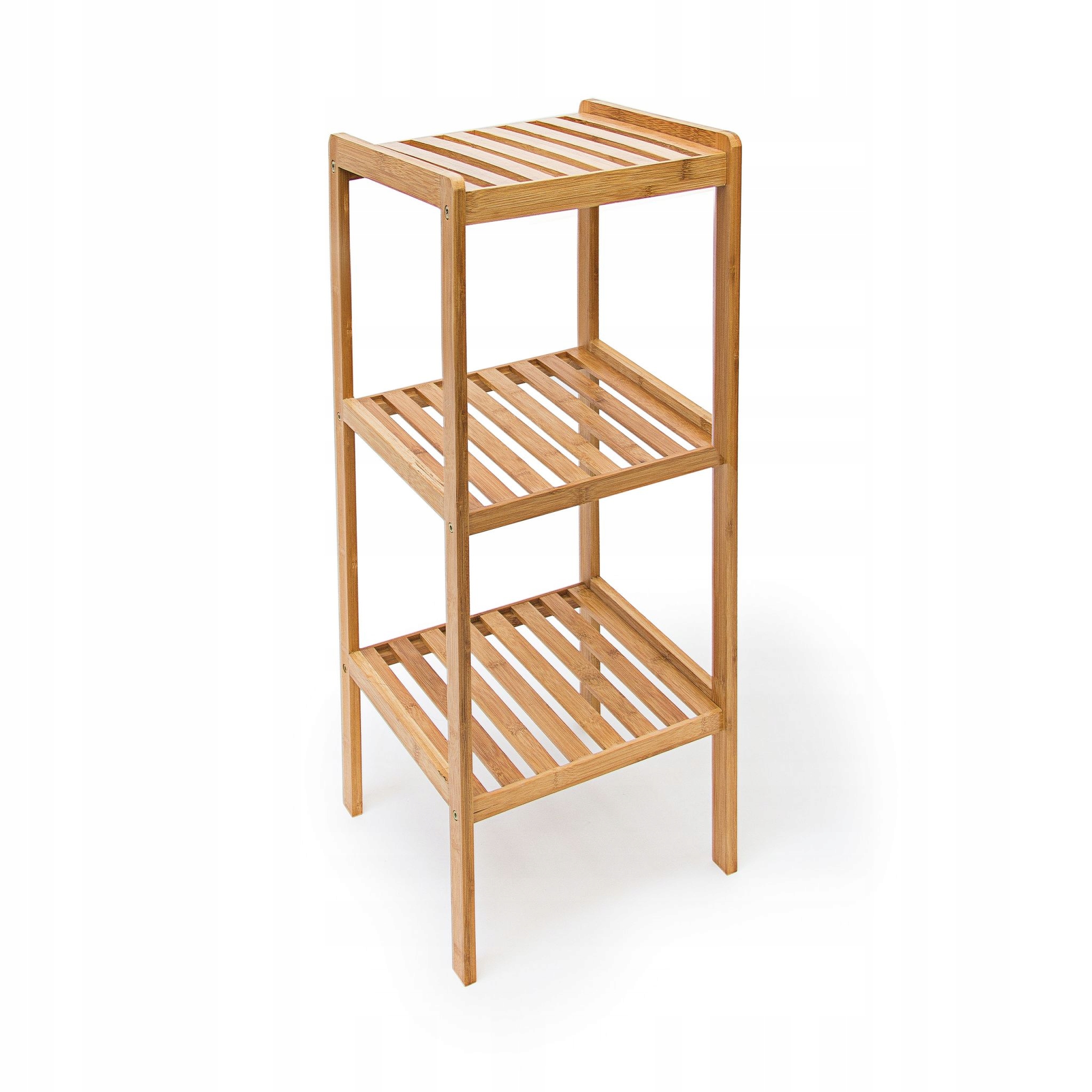 Police, bambusový regál do kuchyně, koupelny se 3 policemi relaxdays