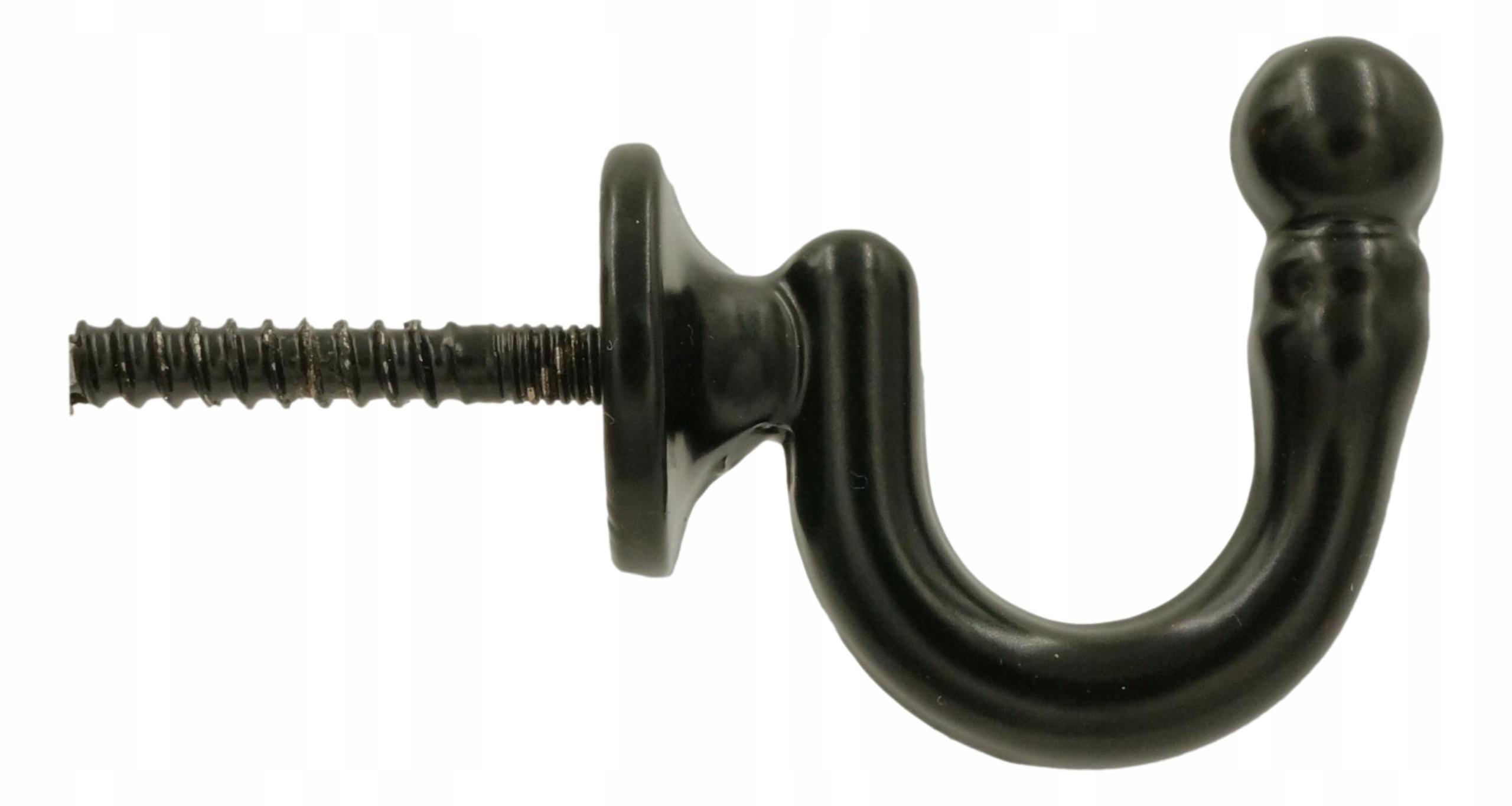 

Mini hak haczyk do upinania zasłon Czarny