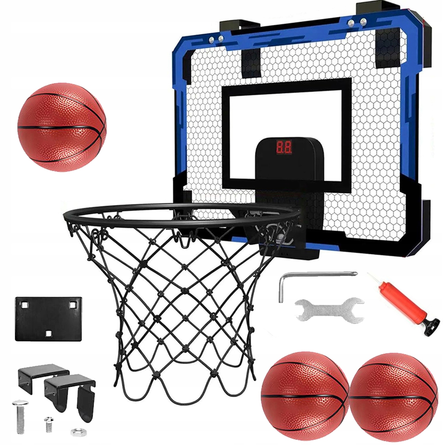 Basketbalový Set Mini Koš S Počítadlem Bodů Dveří V Interiéru