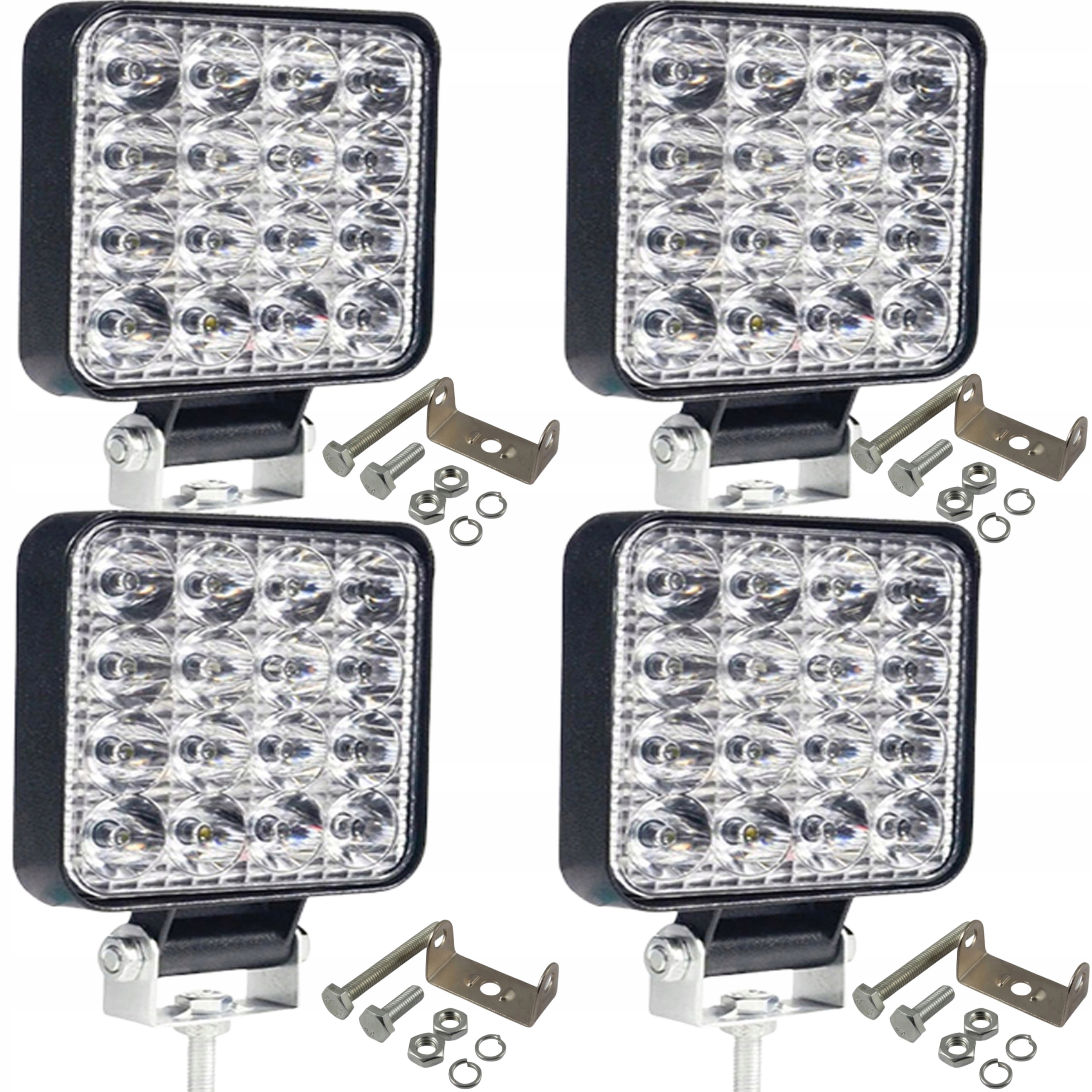 

Lampa Led Halogen Roboczy Szperacz 48W 12 24V 4SZT