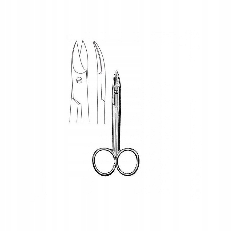 

Nożyczki chirurgiczne Beebe odgięte 10cm