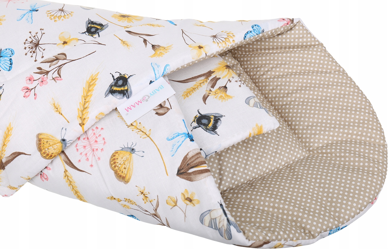 ROŻEK NIEMOWLĘCY BECIK OTULACZ DWUSTRONNY BAWEŁNA BABYMAM Kolor dominujący wielokolorowy