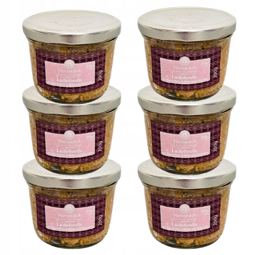 6x Pstrąg łososiowy z ziemniakami i dynią 200g karma dla psa dla alergików