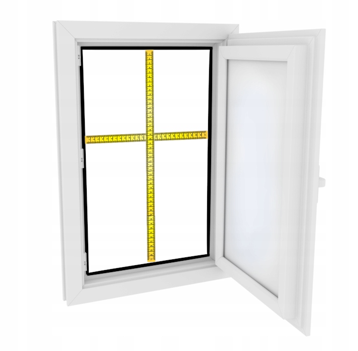 MOSKITIERA NA WYMIAR SIATKA ALUMINIOWA DO DRZWI NA OKNO UNIWERSALNA ALU Wysokość maksymalna 240 cm