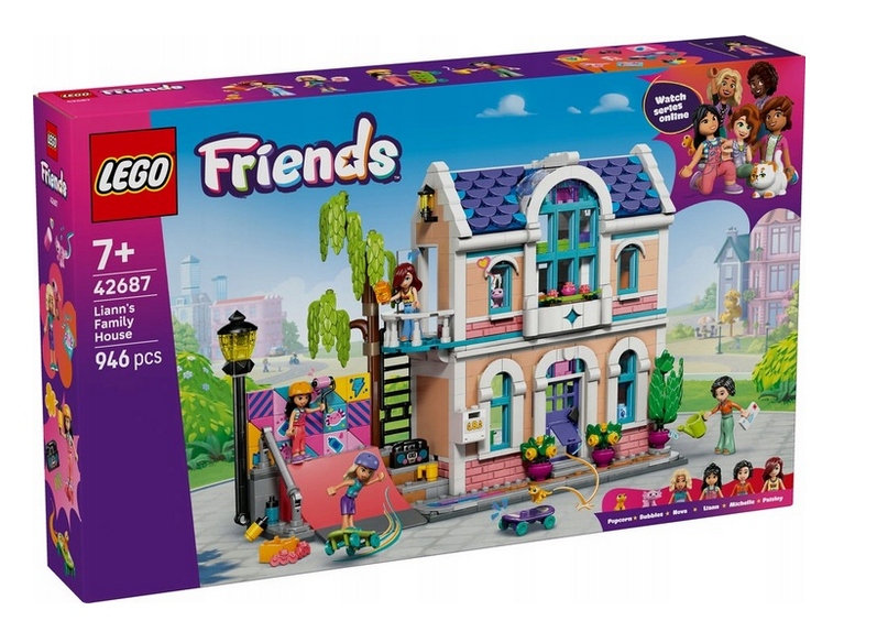 Lego 42687 Friends Rodinný Dům Liann