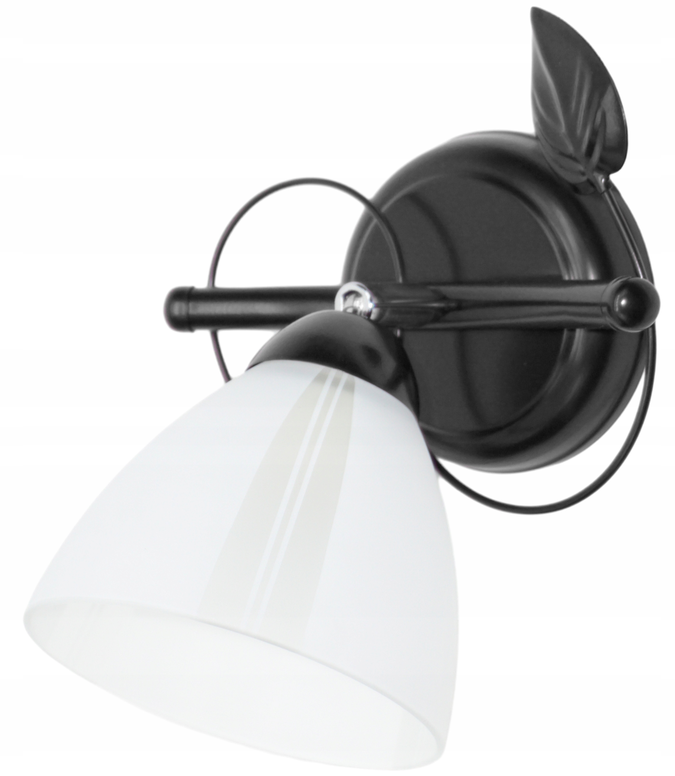 Kinkiet PA1-93M-cz regulacja lampa LED na ścianę Klosz szklany KOLORY E27