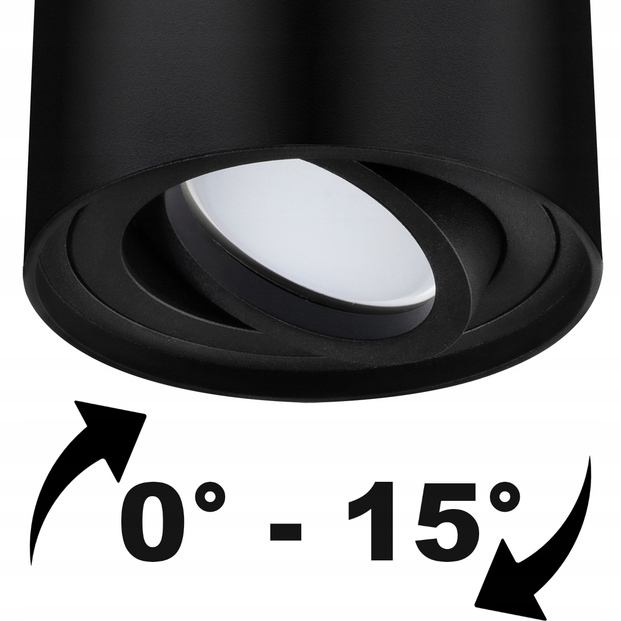 3x Oprawa Natynkowa HALOGENOWA SPOT 115mm+LED GU10 Kod producenta LAMPA SUFITOWA RUCHOMA OKRĄGŁA ZAMAL0325