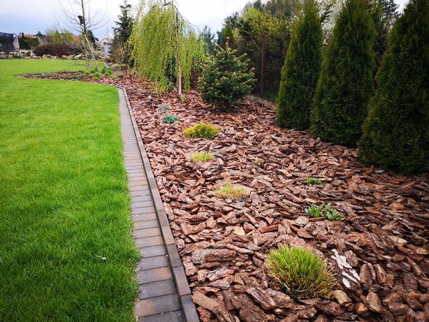 KORA SOSNOWA WORKOWANA GRUBA TORF DO ŚCIÓŁKOWANIA PRZECIW CHWASTOM 80L