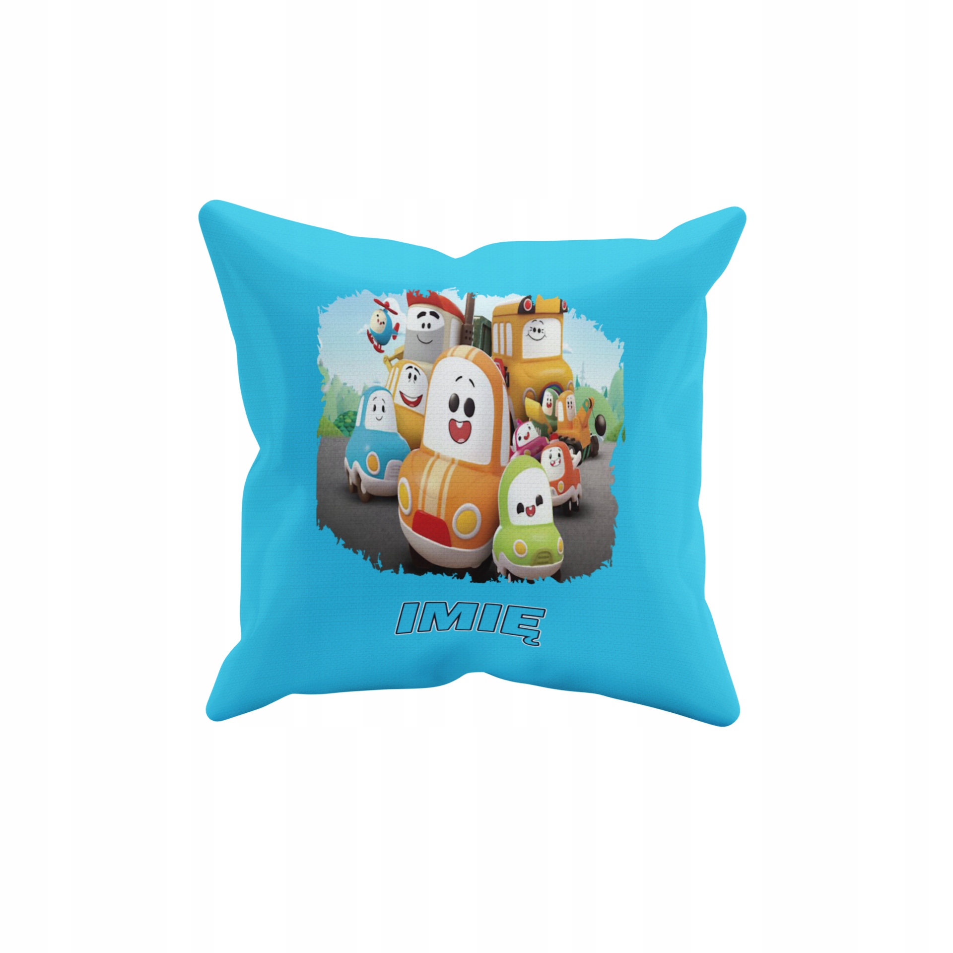 POSZEWKA NA PODUSZKĘ JAŚKA DO PRZEDSZKOLA AUTA Z PAGÓRKOWA+IMIĘ GRATIS Waga produktu z opakowaniem jednostkowym 0.5 kg