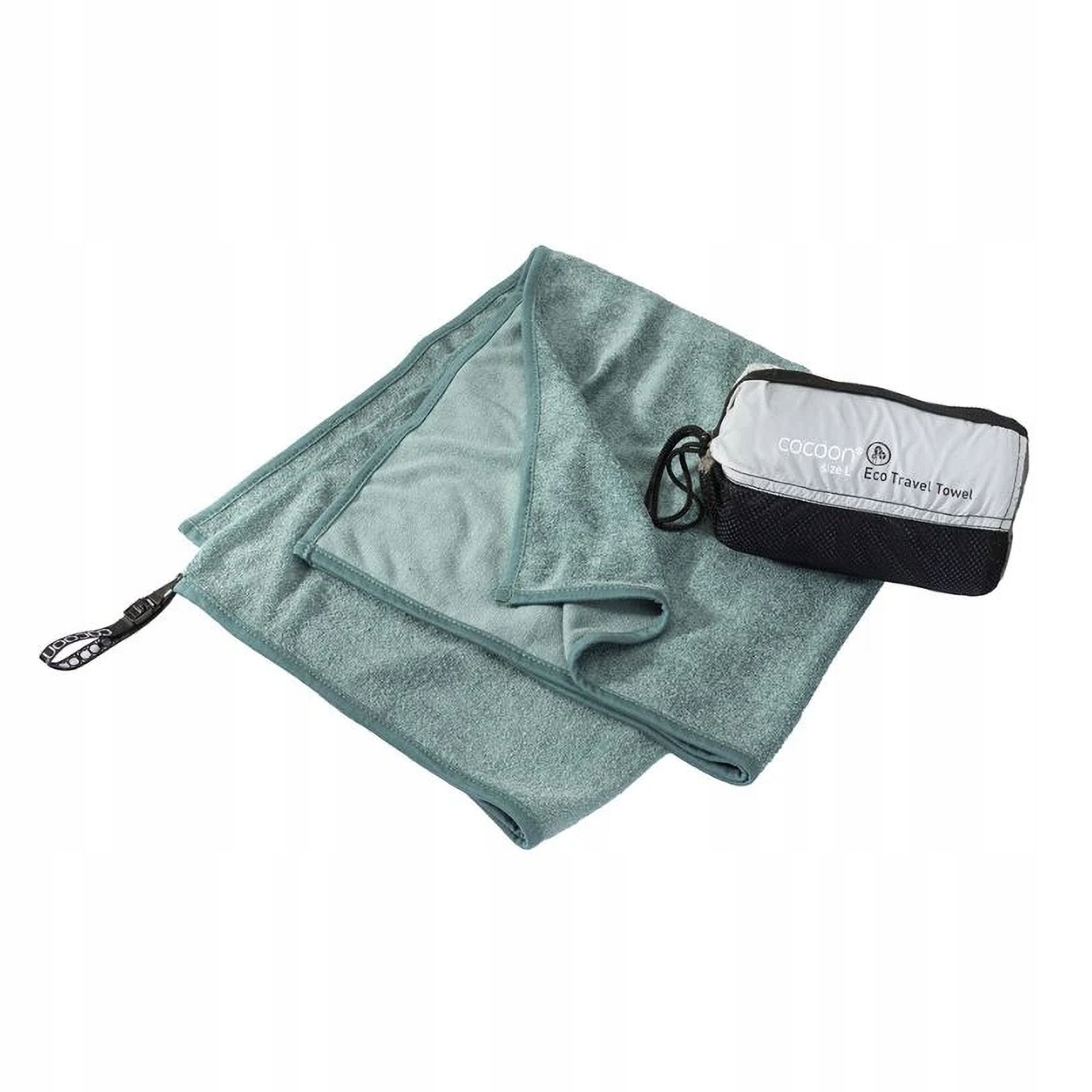 Ręcznik Cocoon Eco Travel Towel Lyocell, L, zielony