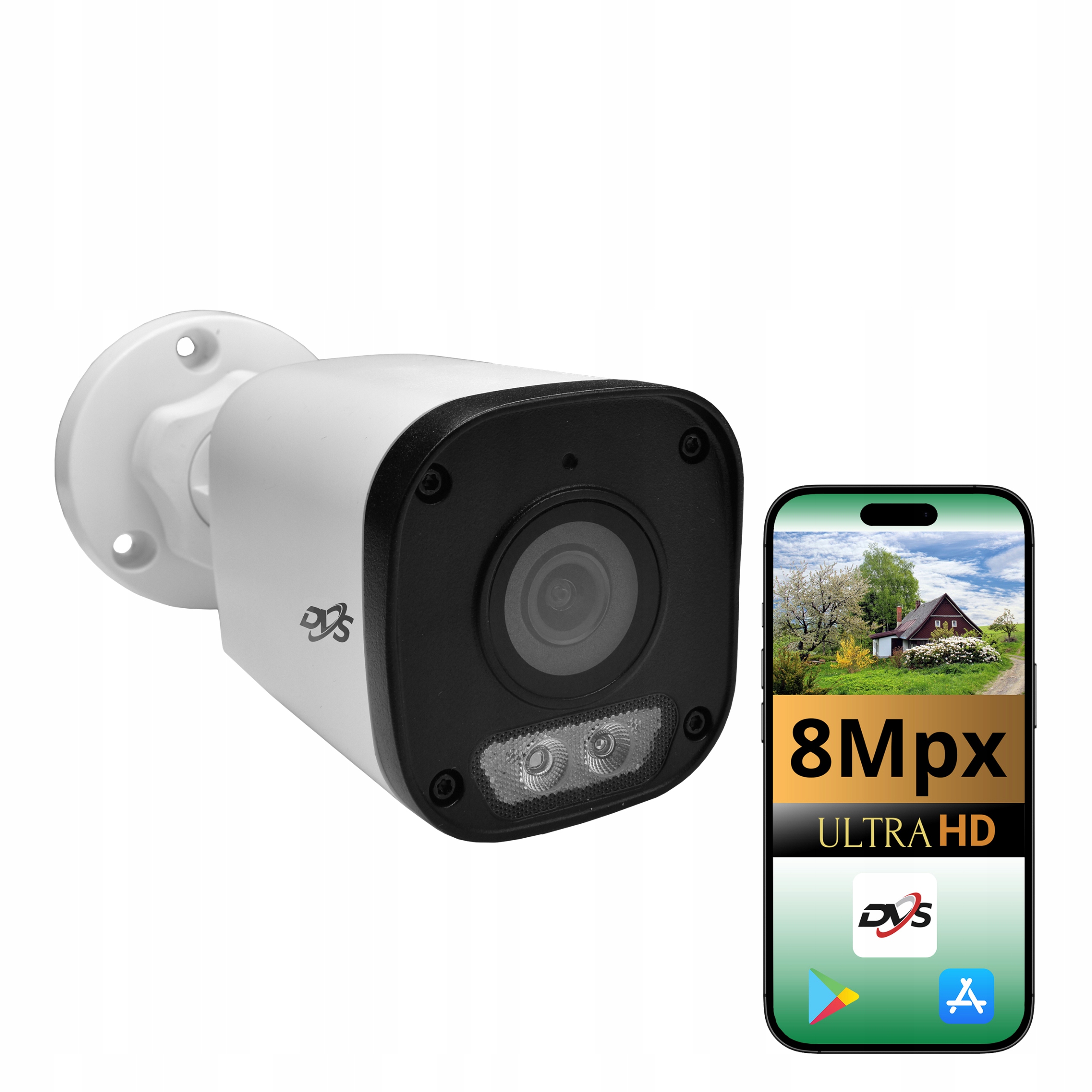 Kamera IP zewnętrzna DVS kamera do monitoringu 8Mpx 4K DVS-MP8028UT-DL-IP