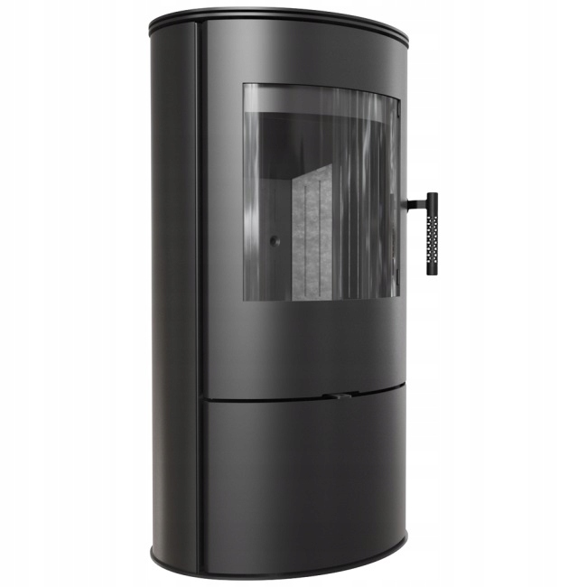 PIEC WOLNOSTOJĄCY STALOWY KOZA ROLLO BLACK ZESTAW Marka Kratki