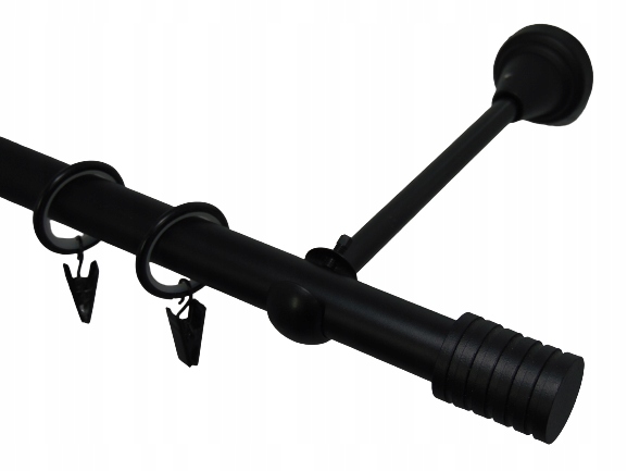 Karnisz pojedynczy Ciche kółka HIT 140 cm FI 19 mm Marka inna