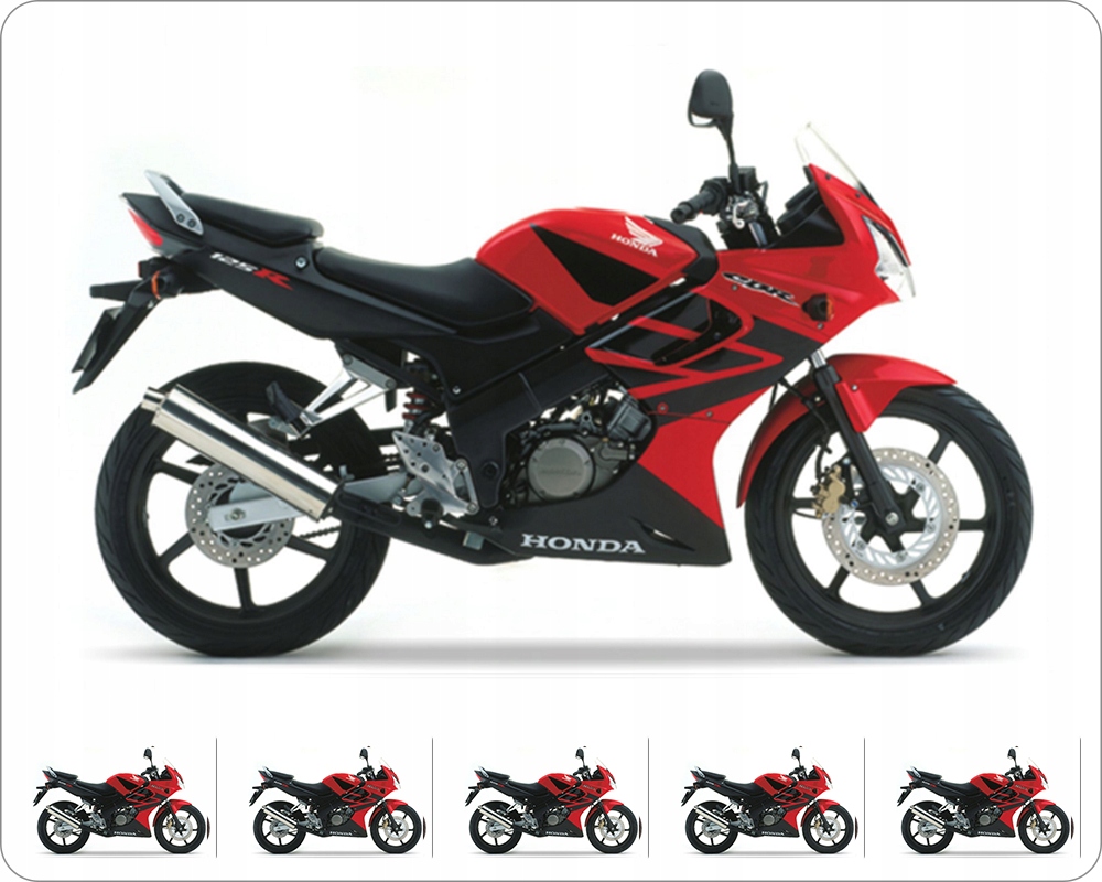 Samolepky Juula Pro Honda Cbr 125 R 2004 Červené R263B