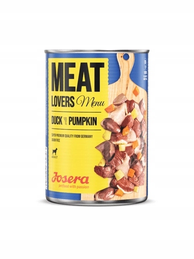 4x Josera Meatlovers Menu Kachna s dýní 800 g