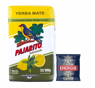 Levně Pajarito Menta Limon vzorek Guarani Energia 50 g