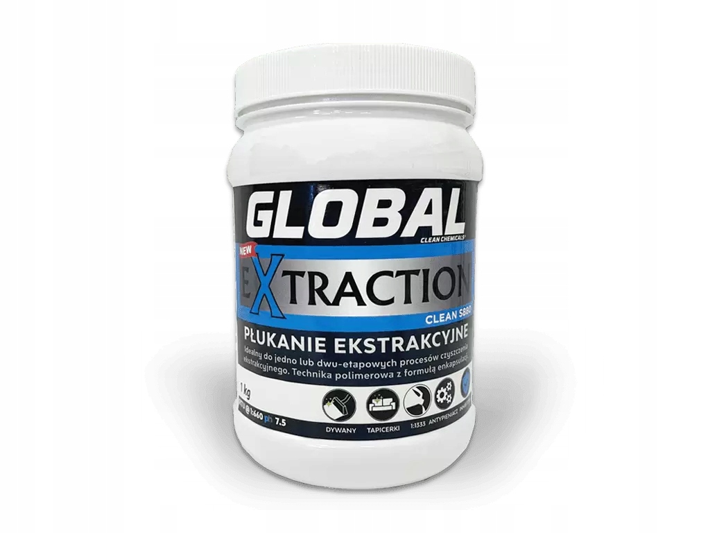 Levně Global Extraction Clean S880 1kg Extrakční oplachový prášek