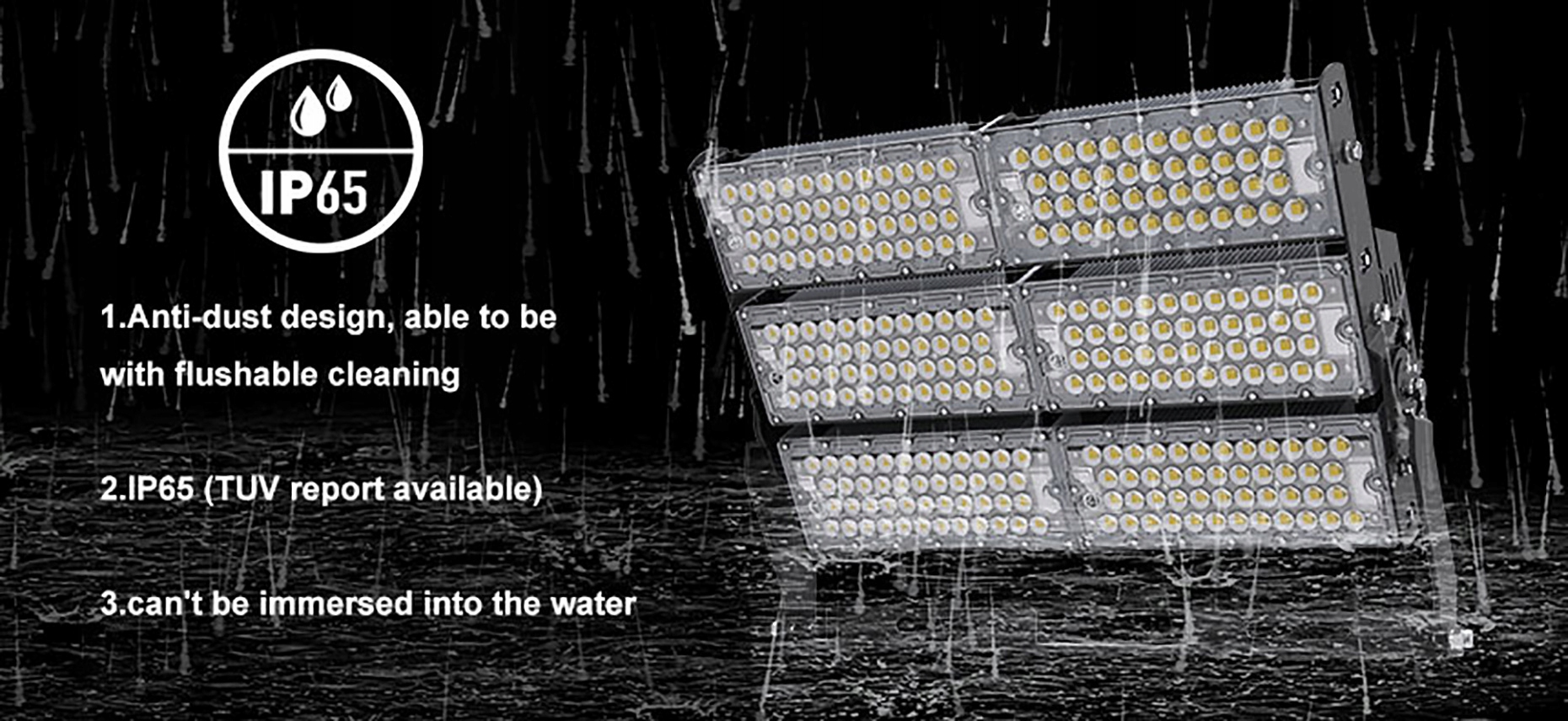 Lampa LED Reflektor Sportowy 500W elewacja stadion Kształt inne