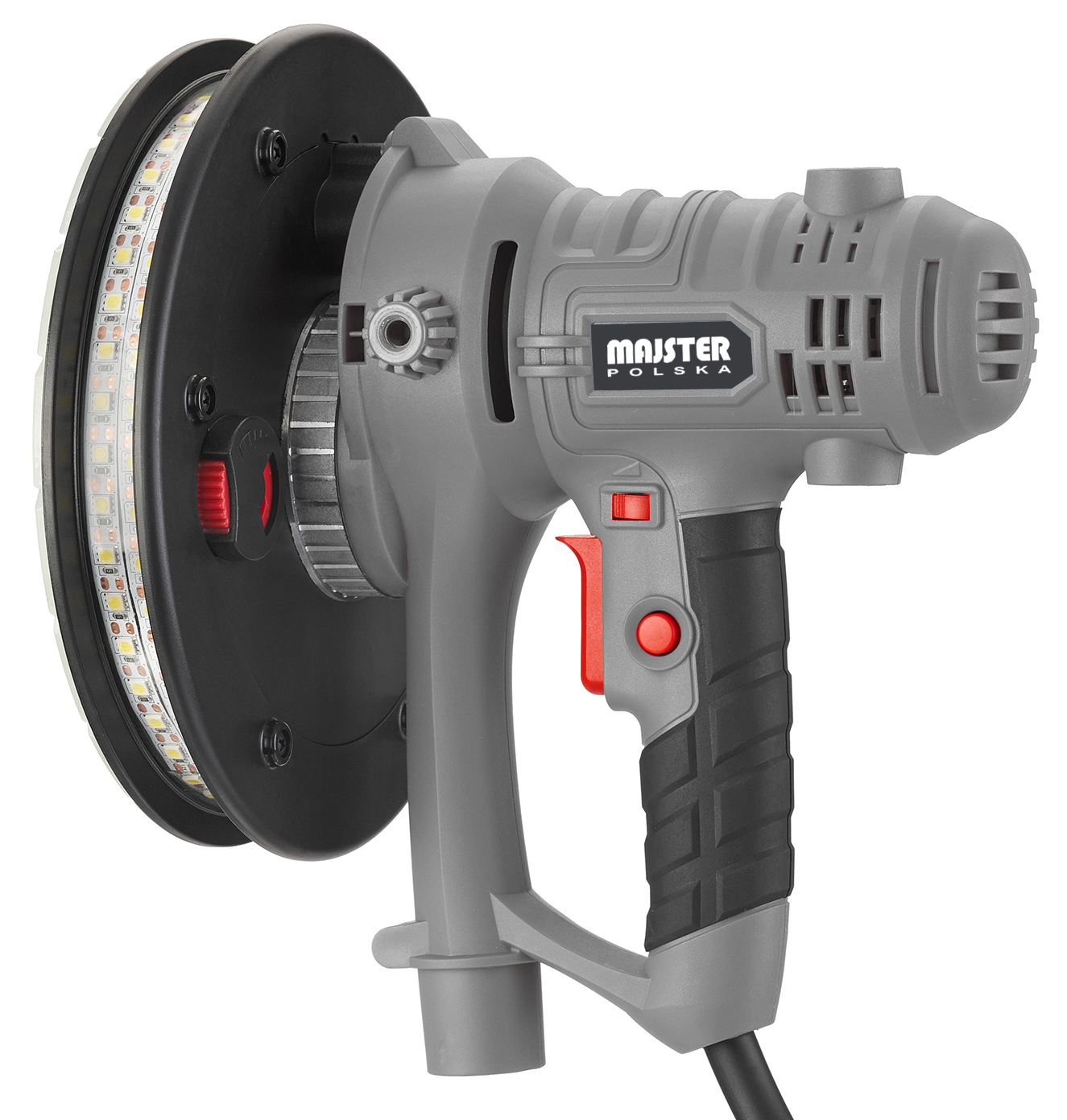 SZLIFIERKA do GIPSU GŁADZI TYNKÓW TYNKU PAPIER LED Rodzaj zasilania sieciowe