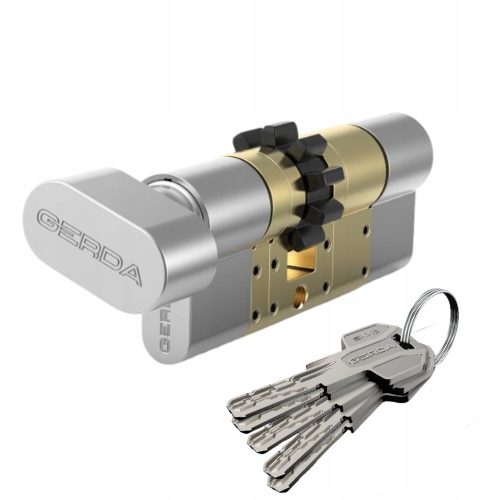 Gerda Exxo Smart 31–62/31–62 ozubené koleso pre tedee Go a Pro nikel Kľúč gombík