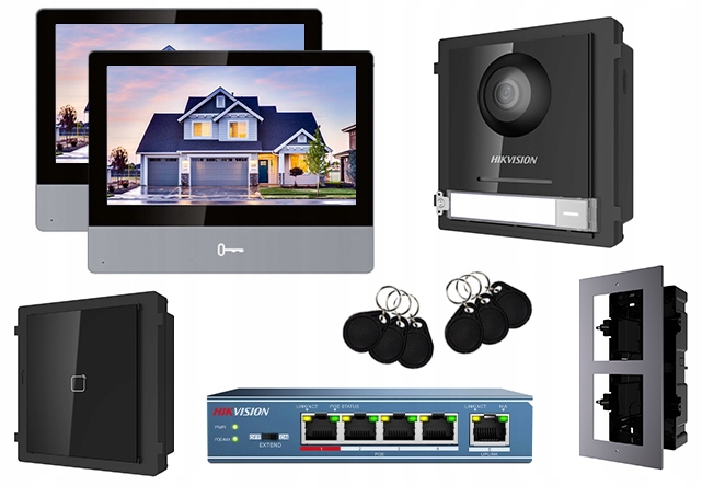 Ip Videovrátnik Wifi PoE 2 Hikvision Ips monitory