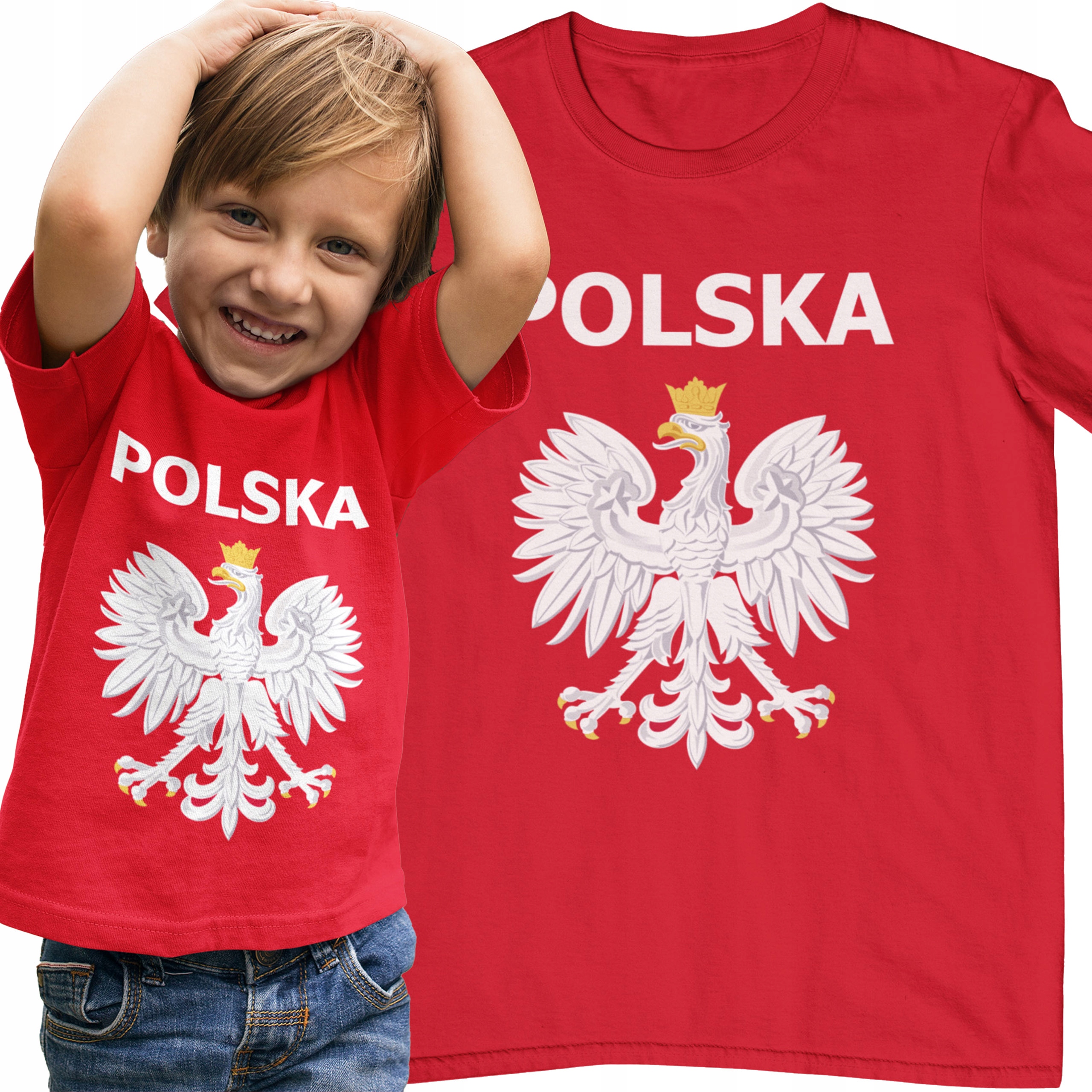 Polen Flagge Sweatshirt - Bialo-Czerwoni Polnischer Adler Design - Polish Pride