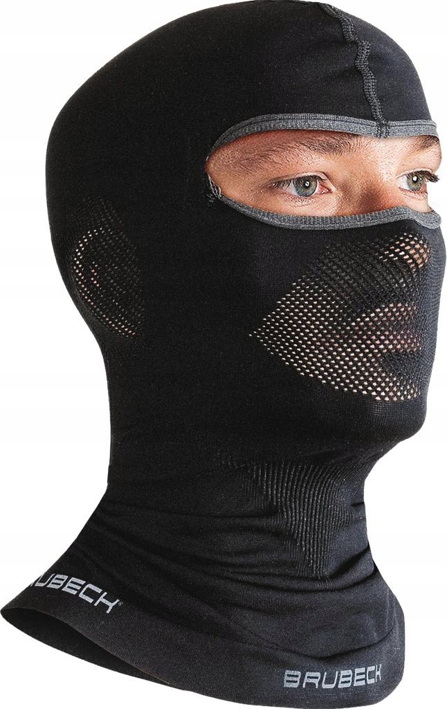 Kominiarka termoaktywna Brubeck oddychająca bezszwowa czarna r. L/XL