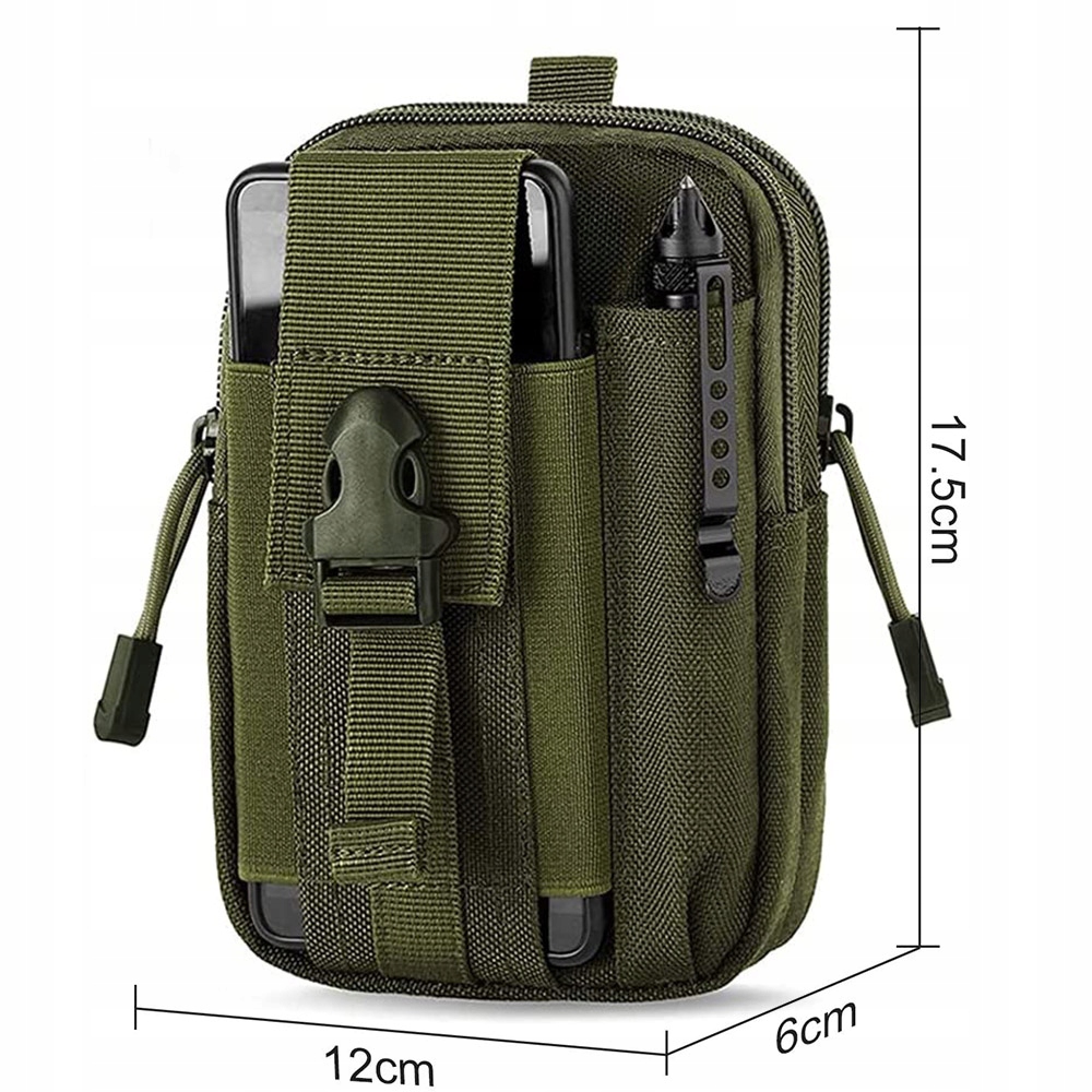 SASZETKA NERKA TAKTYCZNA WOJSKOWA MILITARNA KIESZEŃ DO PASA PASKA MOCNA Model 06384