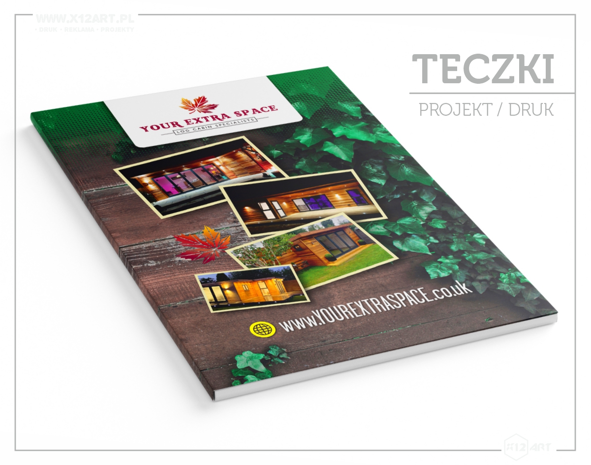 Teczki firmowe 500 szt. + Wizytówki 100 + Projekty Liczba na paczkę 500 szt.