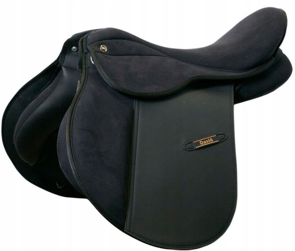 Siodło wszechstronne Daslo z wymiennymi łękami Rimini kolor czarny 16"