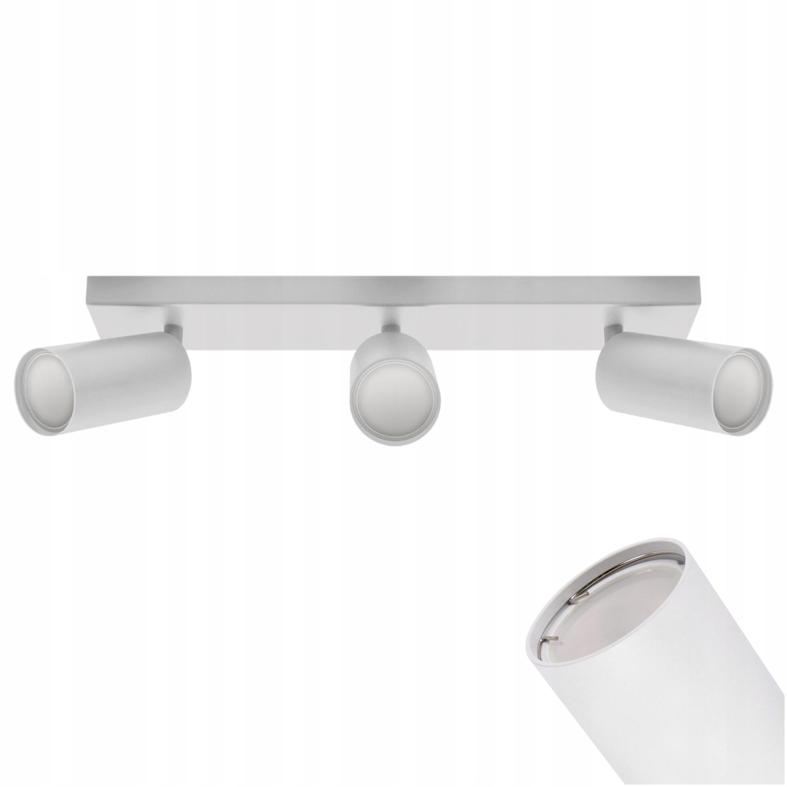 Nástěnné a stropní svítidlo Spot Manam bílé GU10 3x 35 W 03761 Ideus