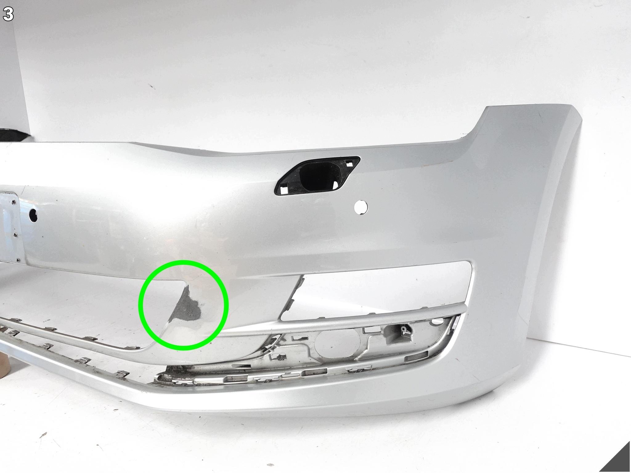VW GOLF VII 7 5G0 12-16 bumper BUMPER front (washers/4xPDC) 5G0807221