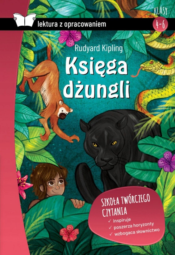 

Księga dżungli z opracowaniem Br Rudyard Kipling