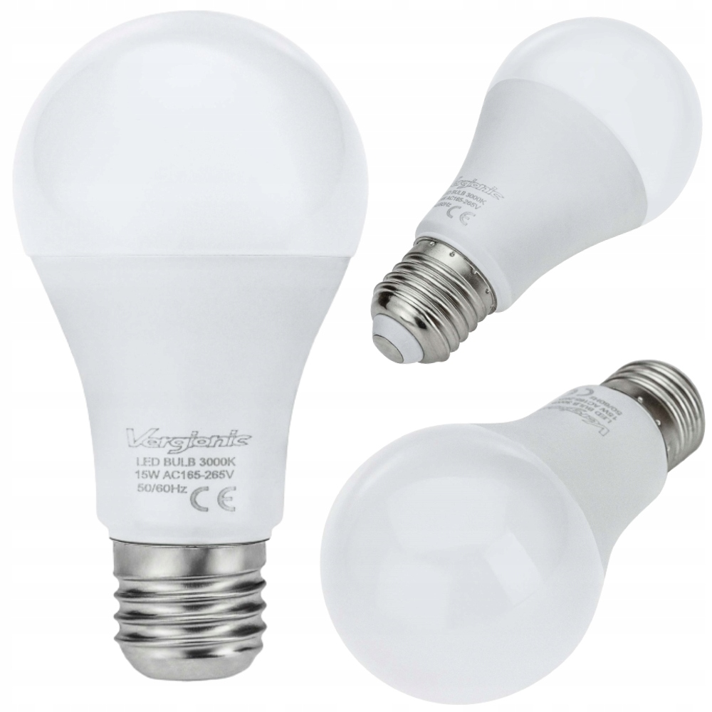 

Żarówka Led Biała Kula E27 A60 15W=150W 1350lm Smd