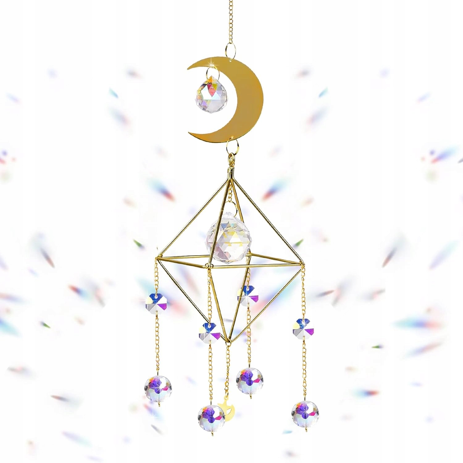 ŁAPACZ SŁOŃCA WISZĄCY KRYSZTAŁOWY PRYZMAT SŁONECZNY