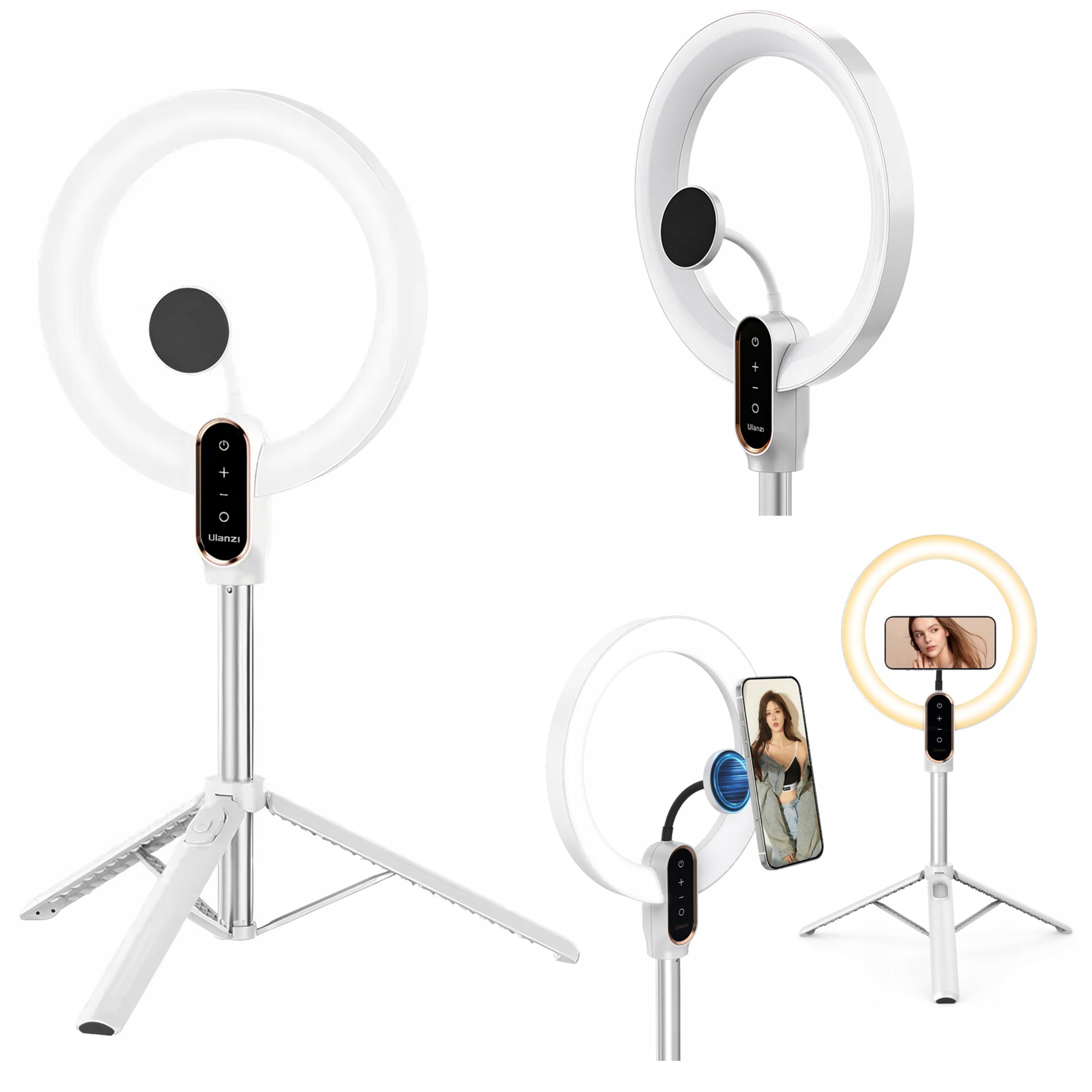 Lampa pierścieniowa Ulanzi LT030 LED 18W 108 diod 3000K-6000K ze statywem