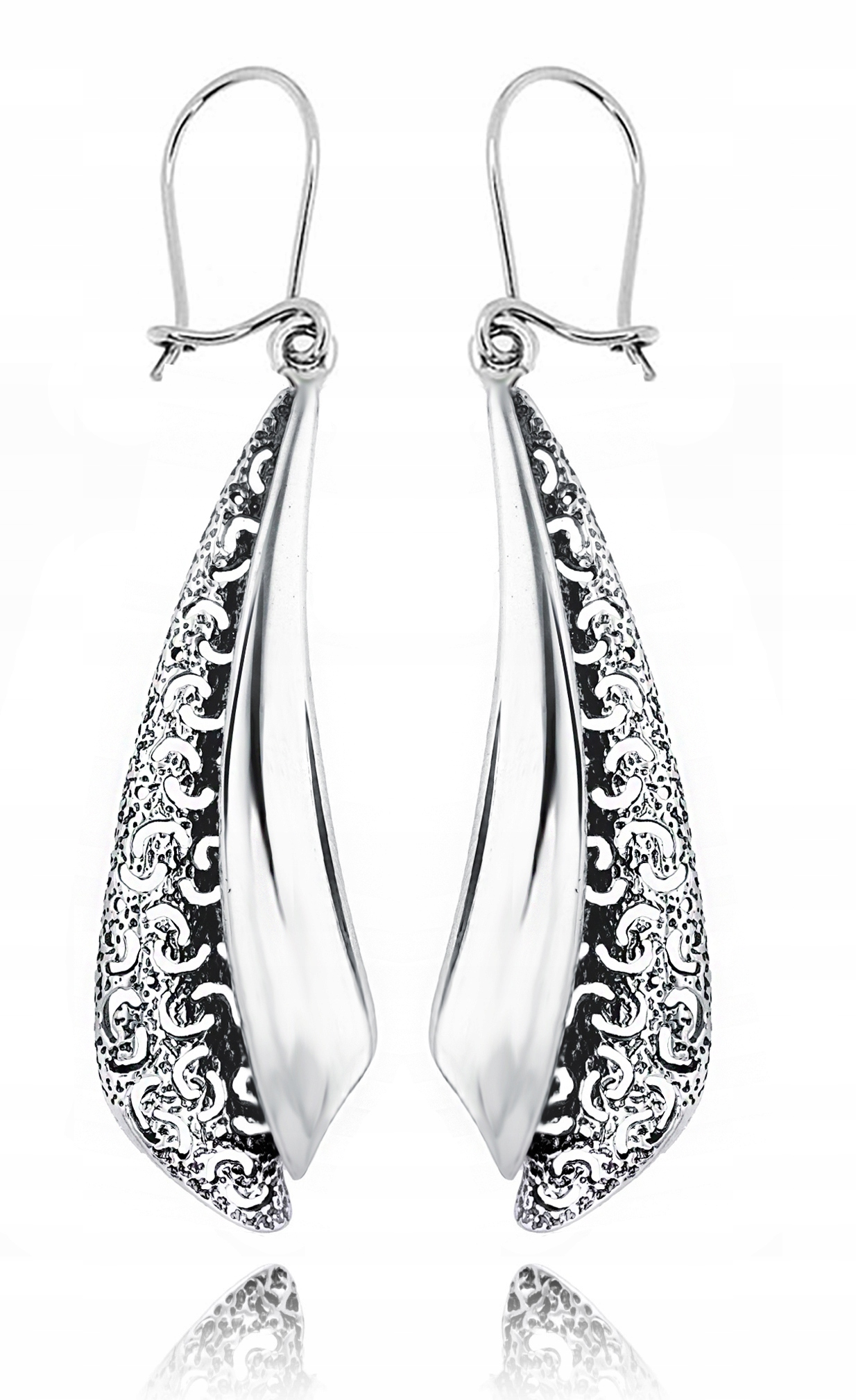 

Srebrne Wiszące Kolczyki. Próba 925!