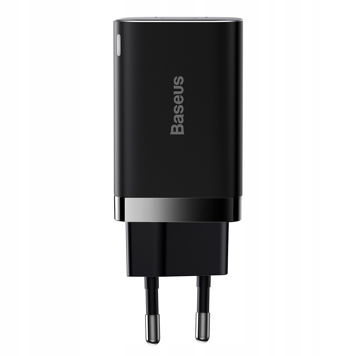 BASEUS SZYBKA ŁADOWARKA SIECIOWA DO TELEFONU 2X USB USB-C 30W PD QC 3.0 AFC Kolor czarny