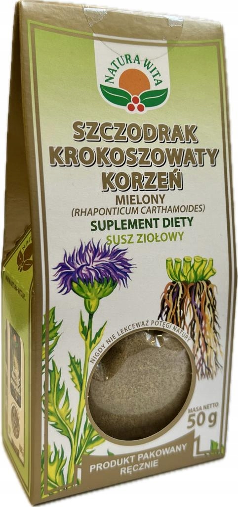 Leuzea Szczodrak Krokoszowaty mielony Natura Wita 50g