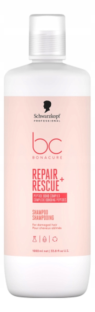 Schwarzkopf Bc Bonacure Repair Rescue šampon pro poškozené vlasy 1000ml