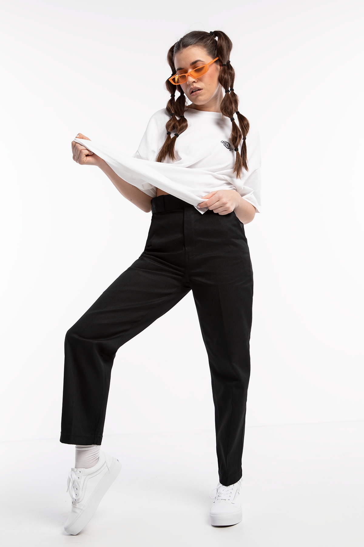 Dámské Kalhoty Dickies Phoenix Cropped DP-K0A4Y5ABLK-29