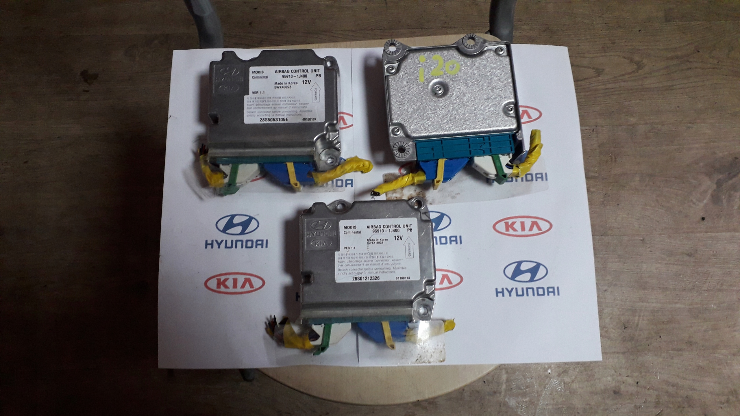 HYUNDAI I20 I MODUŁ PODUSZEK AIRBAG 95910-1J400